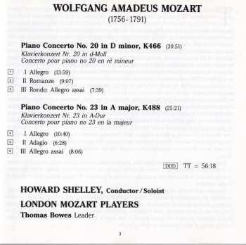 CD Wolfgang Amadeus Mozart: Piano Concertos Vol. 1 - No. 20 K466 - No. 23 K488
