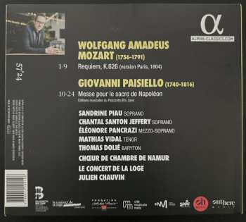CD Wolfgang Amadeus Mozart: Requiem / Messe Pour Le Sacre De Napoléon
