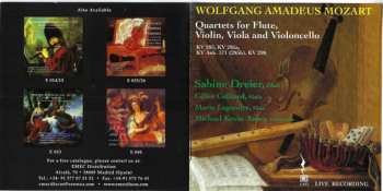 CD Wolfgang Amadeus Mozart: Quartets For Flute, Violin, Viola And Violoncello