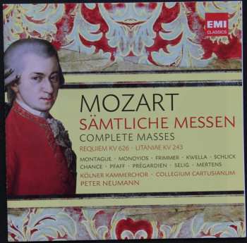 10CD/Set di cofanetti Wolfgang Amadeus Mozart: Sämtliche Messen
