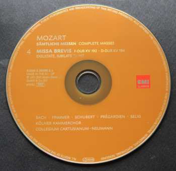 10CD/Set di cofanetti Wolfgang Amadeus Mozart: Sämtliche Messen