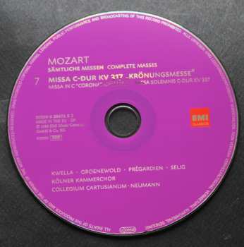 10CD/Set di cofanetti Wolfgang Amadeus Mozart: Sämtliche Messen