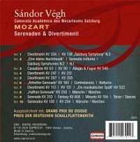 10CD/Set di cofanetti Wolfgang Amadeus Mozart: Serenaden & Divertimenti