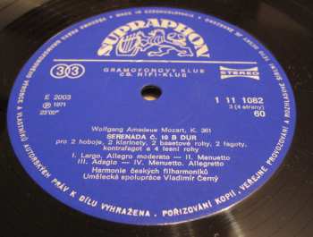 2LP/Set di cofanetti Wolfgang Amadeus Mozart: Serenády A Divertimenta Pro Dechové Nástroje (2xLP + BOX + BOOKLET)