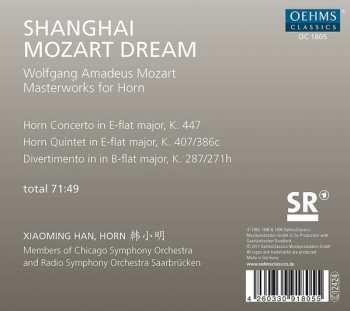 CD Wolfgang Amadeus Mozart: Shanghai Mozart Dream