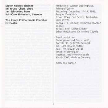 CD Wolfgang Amadeus Mozart: Sinfonia Concertante For Oboe, Clarinet, Basson, Horn and Orchestra KV C 14.01