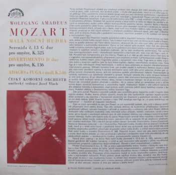 LP Wolfgang Amadeus Mozart: Skladby Pro Smyčce