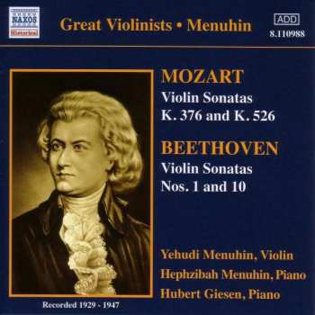 CD Clara Haskil: 2 Sonaten Für Klavier Und Violine KV 454 & 526 / 2 Sonatas For Piano And Violin 