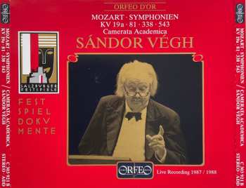 CD Wolfgang Amadeus Mozart: Symphonien KV 19a • 81 • 338 • 543
