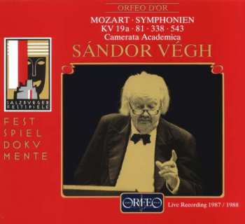 CD Wolfgang Amadeus Mozart: Symphonien KV 19a • 81 • 338 • 543
