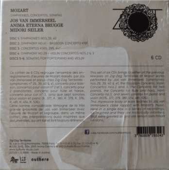 6CD/Set di cofanetti Wolfgang Amadeus Mozart: Symphonies, Concertos & Sonatas