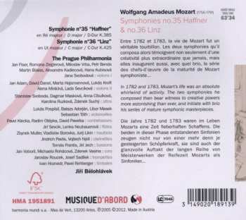 CD Wolfgang Amadeus Mozart: Symphonies No.35 Haffner & No.36 Linz