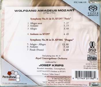 SACD Wolfgang Amadeus Mozart: Symphonies No.31 "Paris", KV 297 & No.38 "Prague" • Andante Zu KV 297