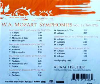 SACD Wolfgang Amadeus Mozart: Symphonies. Vol. 3 (1769-1770)