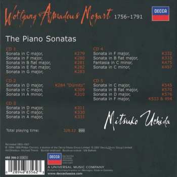 5CD/Set di cofanetti Wolfgang Amadeus Mozart: The Piano Sonatas