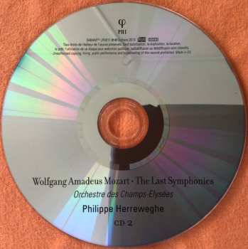2CD Wolfgang Amadeus Mozart: The Last Symphonies
