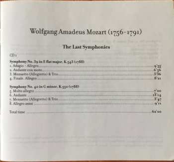 2CD Wolfgang Amadeus Mozart: The Last Symphonies