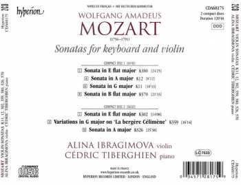 2CD Wolfgang Amadeus Mozart: Violin Sonatas K11, 12, 302, 359, 380, 526, 570