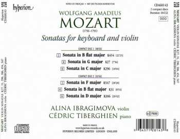 2CD Wolfgang Amadeus Mozart: Violin Sonatas K27, 31, 296, 306, 454, 547