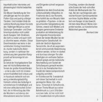 CD Berliner Philharmoniker: Violinkonzerte • Violin Concertos • No. 3 KV 216 & No. 5 KV 219