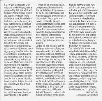 CD Berliner Philharmoniker: Violinkonzerte • Violin Concertos • No. 3 KV 216 & No. 5 KV 219