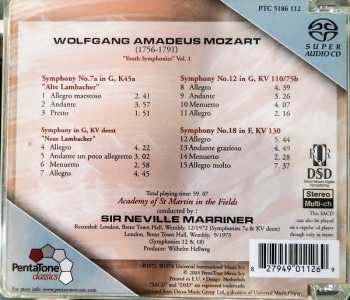 SACD Wolfgang Amadeus Mozart: Youth Symphonies, volume 1