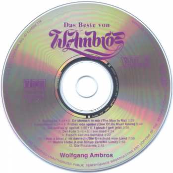 3CD/Set di cofanetti Wolfgang Ambros: Das Beste Von W. Ambros Vol. 1-3