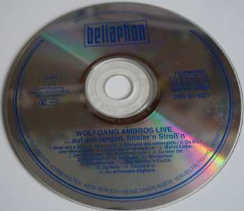 CD Wolfgang Ambros: Live ... Auf Ana Langen, Finster'n Stroß'n