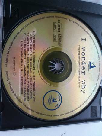 CD Wolfgang Bernreuther: I Wonder Why