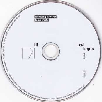 CD Wolfgang Mitterer: Temp Tracks