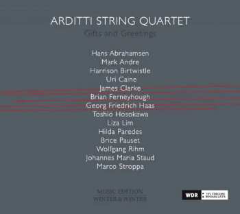 Album Wolfgang Rihm: Arditti Quartet - Gifts And Greetings