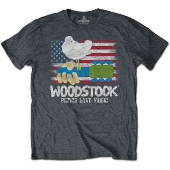 Merch Woodstock: Maglietta Flag 