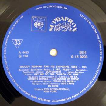 LP Woody Herman And The Swingin' Herd: 1965