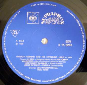LP Woody Herman And The Swingin' Herd: 1965