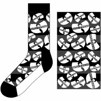 Merch Wu-Tang Clan: Calzini alla caviglia Logo Wu-tang Clans Monochrome