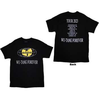 Merce Wu-Tang Clan: Wu-tang Clan Unisex T-shirt: Tour '23 Wu-tang Forever (back Print & Ex-tour) (small) S