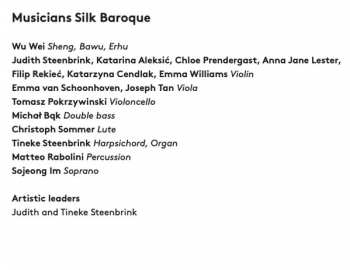 SACD Johann Sebastian Bach: Silk Baroque