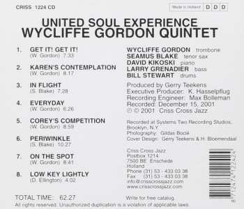 CD Wycliffe Gordon Quintet: United Soul Experience