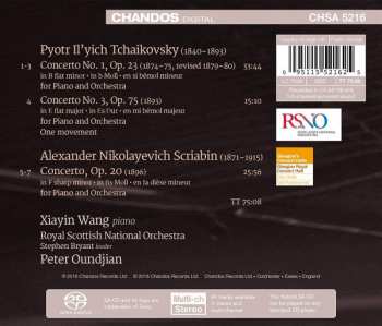 SACD Pyotr Ilyich Tchaikovsky: Piano Concerto No. 1; Piano Concerto No. 3; Piano Concerto