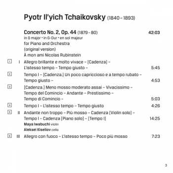 SACD Pyotr Ilyich Tchaikovsky: Piano Concerto No. 2 / Piano Concerto
