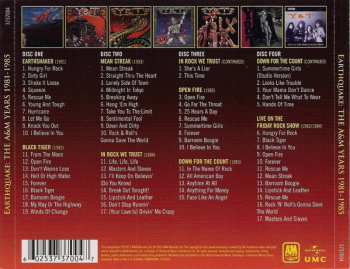 4CD/Set di cofanetti Y & T: Earthquake - The A&M Years