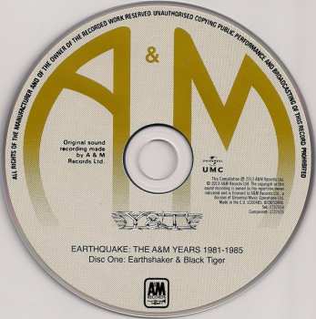 4CD/Set di cofanetti Y & T: Earthquake - The A&M Years