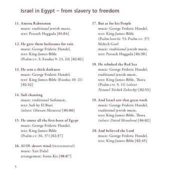 2CD Georg Friedrich Händel: Israel In Egypt - From Slavery To Freedom (An Oratorio Of Three World Religions)