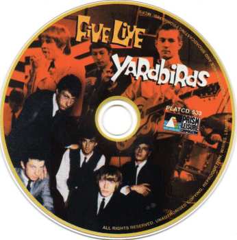CD The Yardbirds: Five Live Yardbirds
