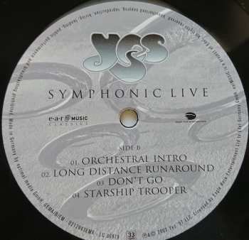 2LP/CD Yes: Symphonic Live LTD | NUM