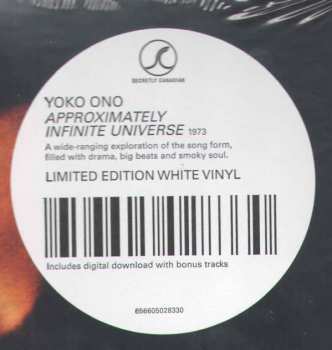 2LP Yoko Ono: Approximately Infinite Universe LTD | CLR