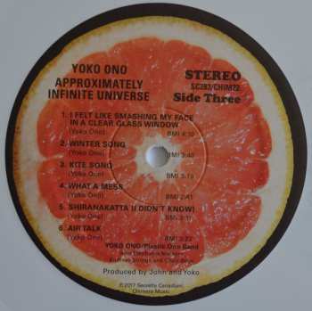 2LP Yoko Ono: Approximately Infinite Universe LTD | CLR
