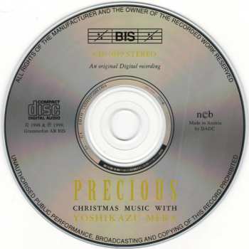 CD Yoshikazu Mera: Precious (Christmas Music With Yoshikazu Mera)