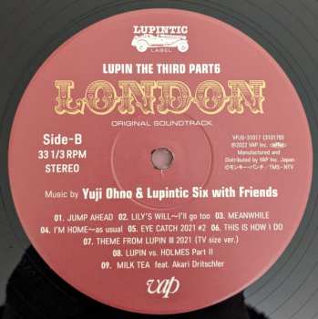 LP Yuji Ohno & Lupintic Six: Lupin The Third Part 6 London Original Soundtrack LTD