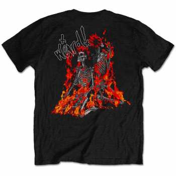 Merce Yungblud: Tričko Weird Flaming Skeletons  S